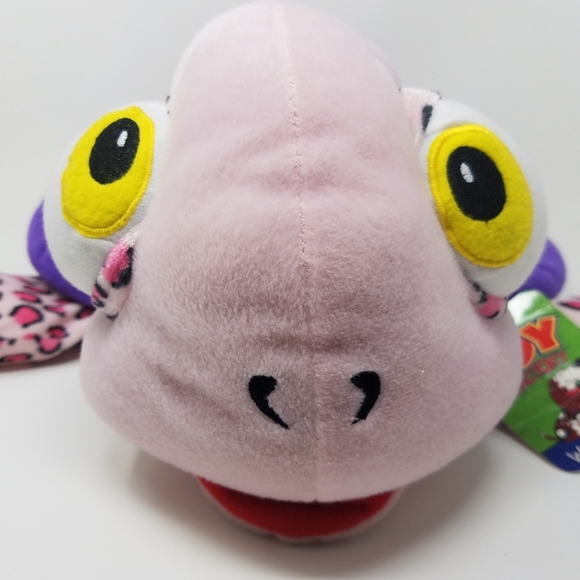Vintage Y2K Pink Purple Sea Turtle Toy Factory Stuffed Animal NWT Large Plush - Picture 2 of 12